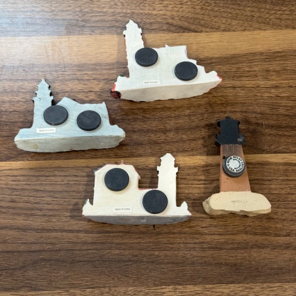 Vintage Lighthouse Magnets Set Of 4 - Picture 2 of 6